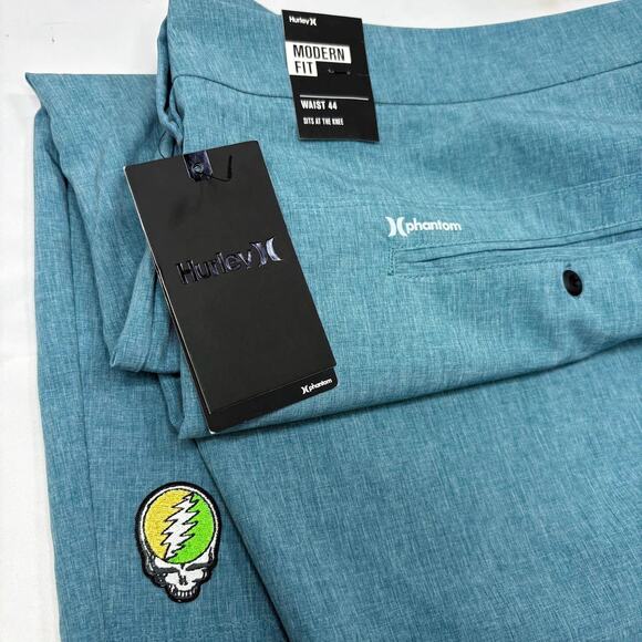 Grateful Dead Steal Your Face Hurley Phantom Modern Fit Board Shorts (44") - Picture 4 of 5